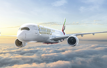 Emirates anuncia los nueve primeros destinos de su red de A350